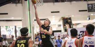 TNT Triple Giga’s Almond Vosotros scoops for a layup. PBA PHOTO
