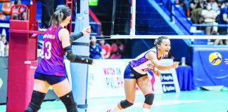 Cherry Ann Rondina once again played a key role in Choco Mucho Flying Titans-Philippines’ win over Kansai University of Japan. PVL PHOTO