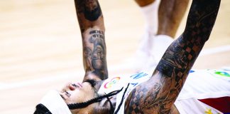 Jordan Clarkson’s efforts are not enough to lead Gilas Pilipinas to victory in the 2023 FIBA Basketball World Cup. FIBA PHOTO
