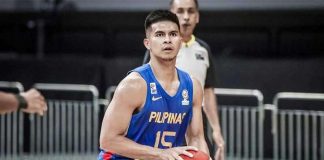 Ilonggo Kiefer Ravena is a steady presence in Gilas Pilipinas’ win over Iran Team B. FIBA FILE PHOTO