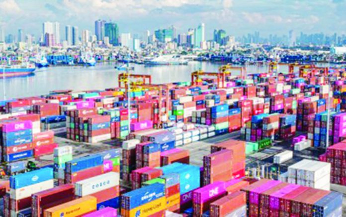 trade_deficit_resized The Philippines’ total export earnings from January to June 2023 reached $34.94 billion – 9.3 percent lower from a year ago. Photo shows the Manila International Container Terminal. ICTSI FILE PHOTO