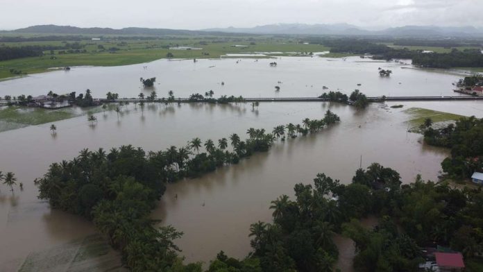 Torrential rains brought by Typhoon 