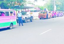Bacolod City Traffic Authority personnel aided the Land Transportation Office inspect and apprehend "colorum" public utility jeepneys beginning Monday, Sept. 11. BTAO FACEBOOK