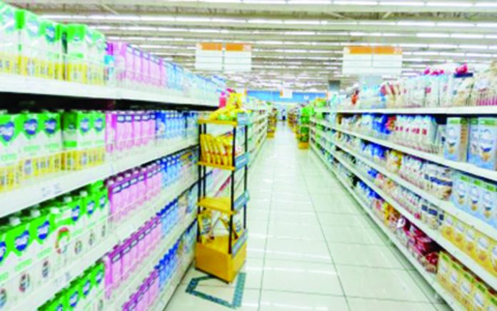 Bacolod_inflation_resized Food items sold at a supermarket in Bacolod City in this undated photo. In August, the inflation rate for all income households in the city eased to 5.7 percent from 6.6 percent in July, the Philippine Statistics Authority - Negros Occidental said in a report on Friday, Sept. 8. PNA-BACOLOD FILE PHOTO