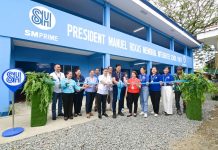 SM group turns over 104th school building DepEd and SM group representatives lead the official turn over ceremony of the new school building.