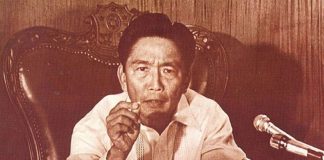 Then president Ferdinand E. Marcos Sr. announces on national television on Sept. 23, 1972 that he has placed the Philippines under martial law. PHOTO FROM THE OFFICIAL GAZETTE’S TWITTER ACCOUNT