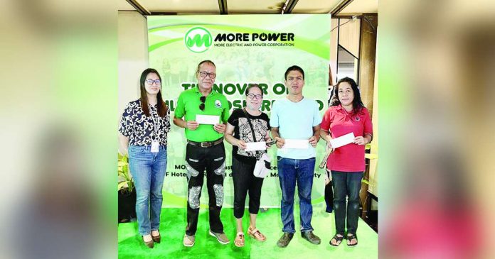 MORE Power 1_superimposed A total of 175 customers have received their bill deposit refunds from MORE Electric and Power Corporation since June this year.