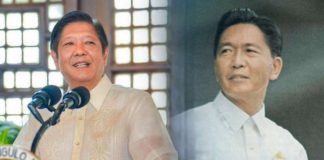 President Ferdinand Marcos Jr. and Ferdinand Marcos Sr. (right). File photos: Official Facebook page of President Bongbong Marcos and Wikimedia Commons