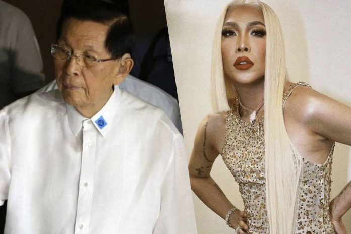 enrile-vice ENRILE (left), VICE GANDA (right).
