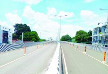 ON UNGKA FLYOVER’S RECTIFICATION: IBC out, Davao-based firm in The Ungka flyover will be open to light vehicles this week, but only the two inner lanes of the four-lane flyover will be used, according to Engr. Sanny Boy Oropel, the officer-in-charge of the Department of Public Works and Highways Region 6. AJ PALCULLO/PN