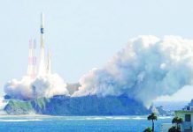 Japan’s H-IIA rocket carrying the national space agency’s moon lander launched from the Tanegashima Space Center on Sept. 7, 2023. REUTERS