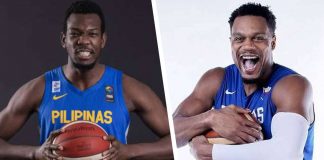Angelo Kouame and Justin Brownlee. FIBA PHOTOS