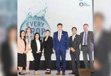 “Every Drop Counts” Dialogue: A Resounding Success That Inspires Collaborative Action for Water Security in the Philippines From L to R: Fiorella Fabella (World Bank), Mitzi Borromeo (host and moderator), Administrator Leonor Cleofas (MWSS), Phil Milo-Hernandez (QarahComms), LWUA Chairman Ronnie Ong, Asec. Mel John Versoza (DPWH), and Alan Baird (ADB) at the Every Drop Counts: A High-Level Dialogue for a Water-Secure Country" held at the Grand Ballroom of The City of Dreams Manila Sept. 18, 2023