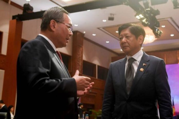 marcos Premier of the People’s Republic of China Li Qiang and President Ferdinand Marcos Jr. at the Jakarta Convention Center in Jakarta on Wednesday, September 6, 2023. Photo from MEDIA CENTER KTT ASEAN 2023/M Agung Rajasa/pras