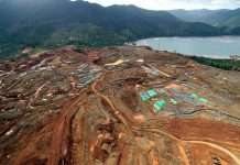 Gov’t-led mineral exploration to get P60M budget next year — DENR exec This Feb. 25, 2017 photo shows an aerial shot of the mining site of Cagdianao Mining Corporation in Cagdianao, Dinagat island. AFP / ERWIN MASCARINAS PHOTO