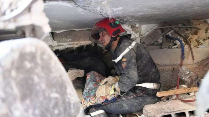 morocco_resized Rescuers search for survivors through rubble in Morocco following a magnitude 6.8 earthquake. GETTY IMAGES