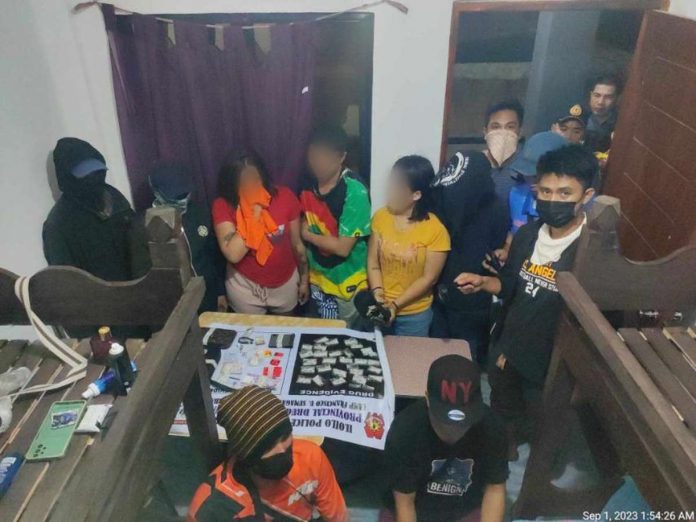 shabu_resized The Iloilo Police Provincial Office seized over P3.7 million worth of shabu on Friday, Sept. 1. Photo shows one of the operations where four drug suspects were arrested in Lemery, Iloilo. PRO-6 PHOTO
