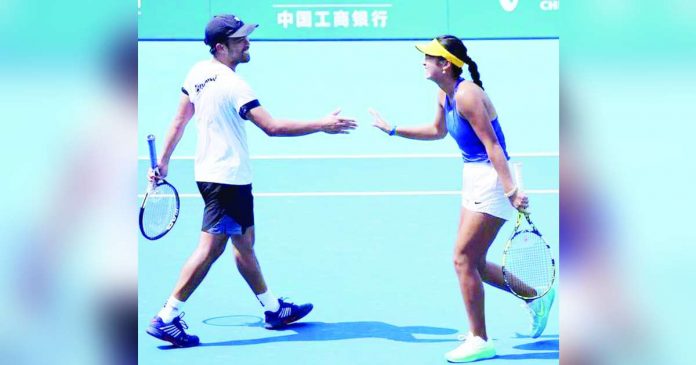sports eala_superimposed Alex Eala and Francis Alcantara settled for a bronze medal finish in the 19th Asian Games mixed doubles tennis event. PHOTO COURTESY OF POC