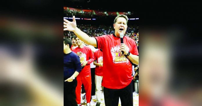 sports tim_superimposed Tim Cone has been named as the head coach of Gilas Pilipinas for the 19th Asian Games. PBA PHOTO