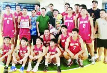 Members of Hua Siong College of Iloilo Red Phoenix team. CONTRIBUTED PHOTO