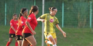Filipinas veteran Hali Long was one of the goal scorers in Kaya Futbol Club-Iloilo’s 15-0 win over Stallion-Laguna FC. PHOTO COURTESY OF KAYA-ILOILO
