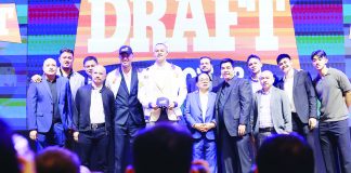 Luis Villegas and Keith Datu were selected by the Rain or Shine Elasto Painters during the PBA Season 48 Rookie Draft last Sunday. PBA PHOTO