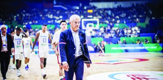 Gilas Pilipinas head coach Vincent “Chot” Reyes has once again received jeering from fans during their 2023 FIBA Basketball World Cup game against Italy on Tuesday night. FIBA PHOTO