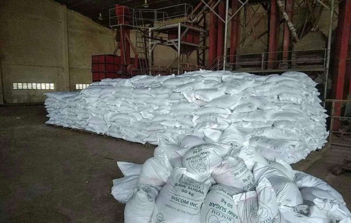 Police recovered P3.2 million worth of stolen sugar in an abandoned warehouse in Barangay Busay, Bago City, Negros Occidental on Tuesday, Sept. 26. LA CARLOTA CITY POLICE STATION