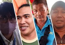 (from left to right) Silong, Coronado, Suedad, Flores.
