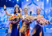 Miss Bacolod MassKara 2023: a super event in the super city (L-R) Second runner-up Elli Rose Elola, MBM 2023 Yvonne Catamco, and first runner-up Tracy Mae Sunio. Photo by: Ronie Baldonado