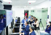 PCSO MIGRATES TO AUTOMATED LOTTERY SYSTEM FOR ENHANCED EFFICIENCY, TRANSPARENCY Philippine Charity Sweepstakes Office (PCSO) officials witness the launch of the Philippine Lottery System at the PCSO Conservatory Building in Mandaluyong City on Oct. 1. PCSO PHOTO