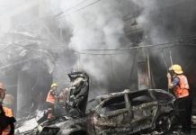 18 Ilonggo OFWs in Israel marked safe This video grab in the Gaza Strip shows firemen responding to a building destroyed by Israeli airstrikes. A burned car can also be seen in the foreground. The death toll in Israel due to militant group Hamas’ surprise attack over the weekend has surged to over a thousand. Gaza officials, on the other hand, reported 900 people killed so far on their side. Israel’s army said the bodies of roughly 1,500 Hamas militants had been found. BBC