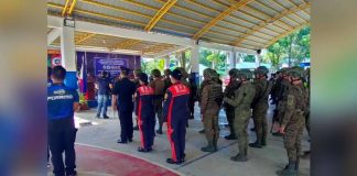 A send-off ceremony of uniformed personnel and blessing of resources for the 2023 barangay and Sangguniang Kabataan elections were held on Tuesday, Oct. 24, at the Antique Police Provincial Office. BFP R6 ANTIQUE PROVINCIAL OFFICE