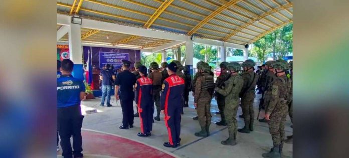 antique_superimposed A send-off ceremony of uniformed personnel and blessing of resources for the 2023 barangay and Sangguniang Kabataan elections were held on Tuesday, Oct. 24, at the Antique Police Provincial Office. BFP R6 ANTIQUE PROVINCIAL OFFICE