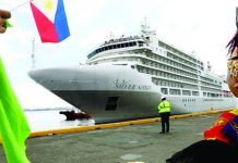 Silver Spirit cruise ship arrived at the Manila South Harbor on Feb. 15, 2023. As of Monday, Oct. 16, the Philippines is projected to have 128 cruise calls this year. PNA PHOTO BY YANCY LIM