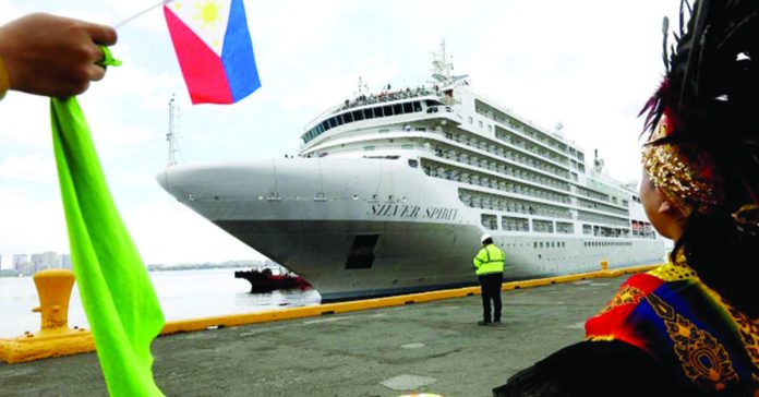 cruise_destination_resized Silver Spirit cruise ship arrived at the Manila South Harbor on Feb. 15, 2023. As of Monday, Oct. 16, the Philippines is projected to have 128 cruise calls this year. PNA PHOTO BY YANCY LIM