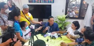 Gov. Arthur Defensor Jr., in a press conference on Thursday, Oct. 12, assures Ilonggos that the Iloilo provincial government is closely monitoring the situation in Israel and ready to help affected Ilonggo overseas Filipino workers through Operation Bulig Ilonggo Migrants Desk.