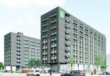 Artist perspective of Hotel101–Madrid in Valdebebas, Madrid, Spain