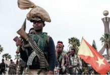 Ethiopia rejects UN genocide warning Tigray People’s Liberation Front fighters prepare to leave for another field at Tigray Martyr’s Memorial Monument Center in Mekele, the capital of Tigray region, Ethiopia. AFP