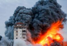 Israel retaliation in Gaza Strip kills, wounds hundreds Photo courtesy of REUTERS/Ashraf Amra