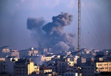 Israel, Hamas begin 4-day ceasefire Smoke rises following an Israeli airstrike in Gaza City. Israel’s retaliation has escalated after Gaza’s militant Hamas rulers launched an unprecedented attack on Israel Saturday, killing over 1,200 Israelis and taking captive dozens. Heavy Israeli airstrikes on the enclave has killed over 1,200 Palestinians. AP PHOTO/FATIMA SHBAIR