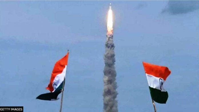 india_resized India launched a rocket on July 14, 2023 carrying an unmanned spacecraft to land on the Moon, its second attempt to do so as its cut-price space programme seeks to reach new heights. GETTY IMAGES