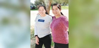 Sisters Mary June Prodigo (left) and Grace Prodigo-Cabrera (right) from Maasin, Iloilo both work as caregivers in Israel. Grace was reported missing since Oct. 7. She was confirmed dead by the Overseas Workers Welfare Administration and the Philippine Embassy in Israel on Oct. 19. MARY JUNE PRODIGO FB PHOTO