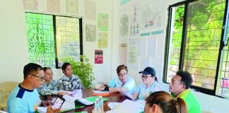The Sub-National Rabies Control Committee Technical Working Group deliberates the rabies-free status of Naborot Island in San Dionisio, Iloilo on Wednesday, Oct. 18. PROVINCIAL VETERINARY OFFICE PHOTO