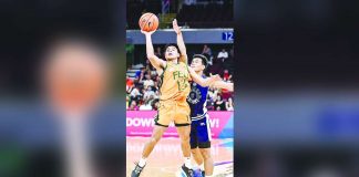 L-Jay Gonzales drilled clutch baskets in Far Eastern University Tamaraws’ win over the Adamson University Falcons. UAAP PHOTO