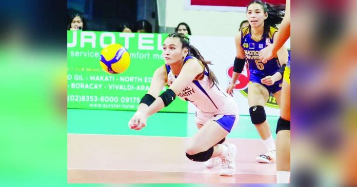 sports_NU_superimposed_resized Mhicaela Belen spearheads the offense for the National University Lady Bulldogs in their win over the Ateneo de Manila University Blue Eagles. SSL PHOTO