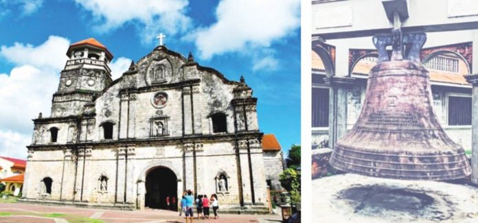 sta-monica The centuries-old Sta. Monica Church in Panay, Capiz houses the Panay Bell or “Dakung Lingganay” (right) – the “biggest Catholic church bell in Southeast Asia”. Panay will receive P20 million worth of tourism projects from Department of Tourism. STA. MONICA PARISH, PANAY, CAPIZ FB PHOTO