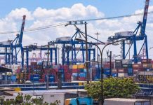 Trade deficit narrows to $4.13 billion in August Container vans stacked together are seen inside the Philippine Ports Authority compound in Manila in this file photo. GEORGE CALVELO/ABS-CBN NEWS PHOTO