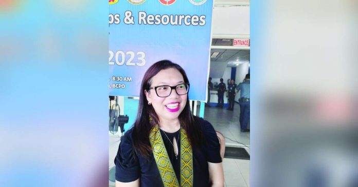 Bacolod Comelec officer Kathrina Trinio-Cana_superimposed TRINIO-CAÑA. MAE SINGUAY/PN