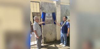 Gov. Arthur Defensor Jr. leads the blessing, inauguration and unveiling of the marker of the Balay Pagbag-o for children in conflict with the law at Ramon Tabiana Memorial District Hospital compound in Cabatuan, Iloilo. BALITA HALIN SA KAPITOLYO PHOTOS